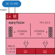 Rievtech PR-E-AQ-VI Analóg kimeneti modul (0-10V / 0-20mA)