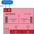 Rievtech PR-E-AQ-VI Analóg kimeneti modul (0-10V / 0-20mA)