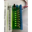 Rievtech I/O teszter sorkapocs kivezetéssel, ledekkel