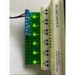 Rievtech I/O teszter sorkapocs kivezetéssel, ledekkel