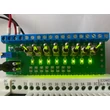 Rievtech I/O teszter sorkapocs kivezetéssel, ledekkel
