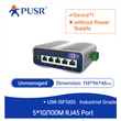 USR-ISF1005 Ipari 5 portos 10/100M Ethernet switch