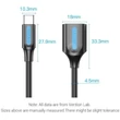 Vention USB-C átalakító USB-re