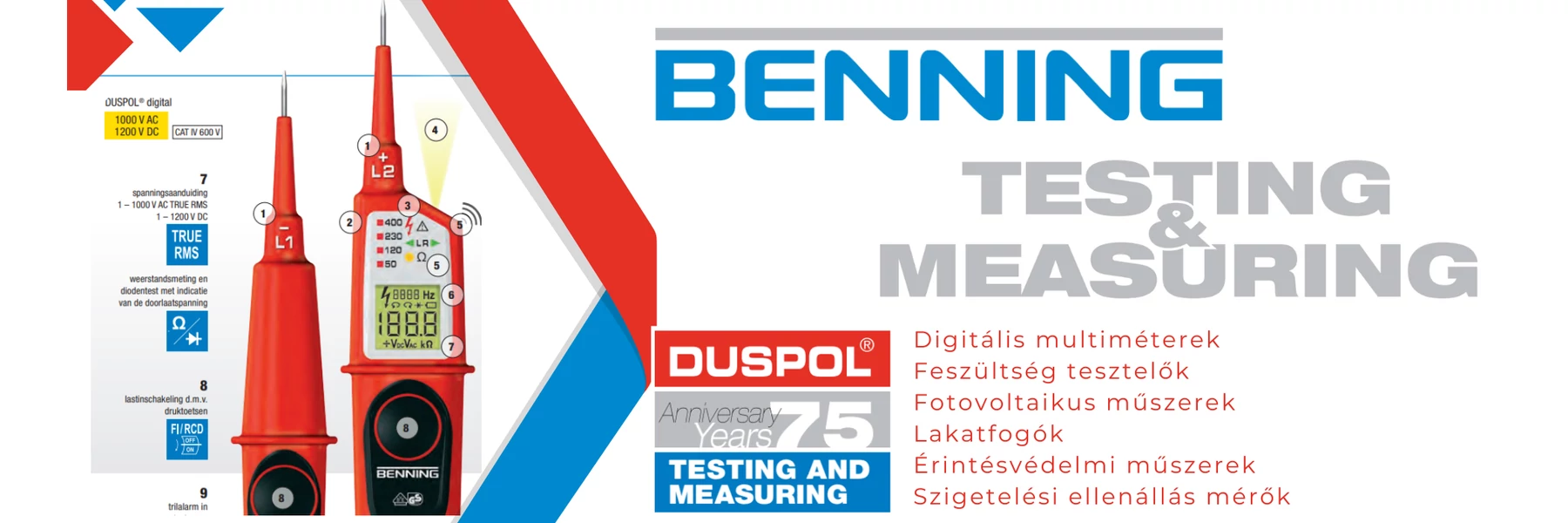 Benning műszerek