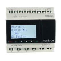 Rievtech PR-12AC-R-N Ethernet PLC webszerverrel és beépített MQTT-vel
