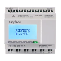 Rievtech PR-18DC-DAI-TN-N Ethernet PLC webszerverrel és beépített MQTT-vel (tranzisztoros kimenet)