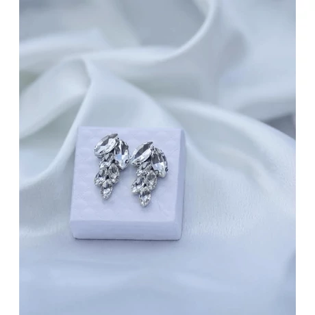 Kamélia — Ezüst Fülbevaló