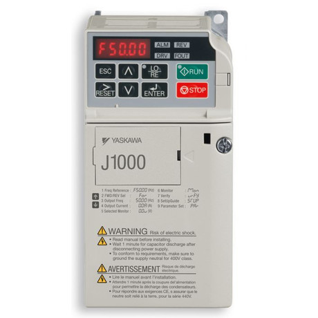 OMRON J1000 JZAB1P5BAA 1,5kW 1 fázisú frekvenciaváltó