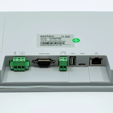 Rievtech RTS7070WE HMI 7" univerzális kijelző