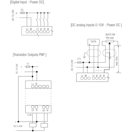 Rievtech PR-E-16DC-DA-TN Tranzisztoros bővítő modul