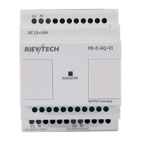 Rievtech PR-E-AQ-VI Analóg kimeneti modul (0-10V / 0-20mA)