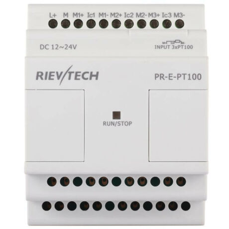 Rievtech PR-E-PT100 Hőmérsékleti jel feldolgozó bővítő modul