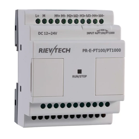 Rievtech PR-E-PT100 Hőmérsékleti jel feldolgozó bővítő modul