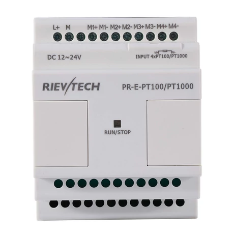 Rievtech PR-E-PT100/PT1000 Hőmérsékleti jel feldolgozó bővítő modul