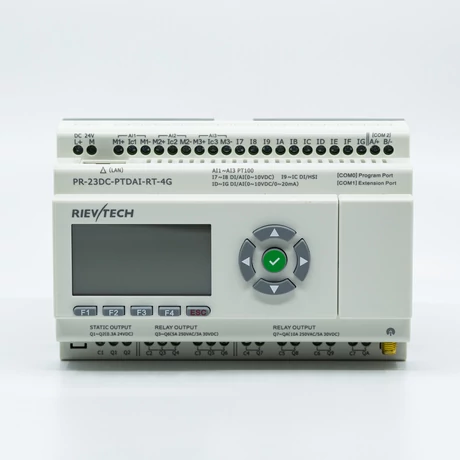 Rievtech PR-23DC-PTDAI-RT-4G 4G PLC PT100 bemenetekkel