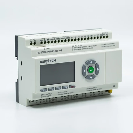 Rievtech PR-23DC-PTDAI-RT-4G 4G PLC PT100 bemenetekkel