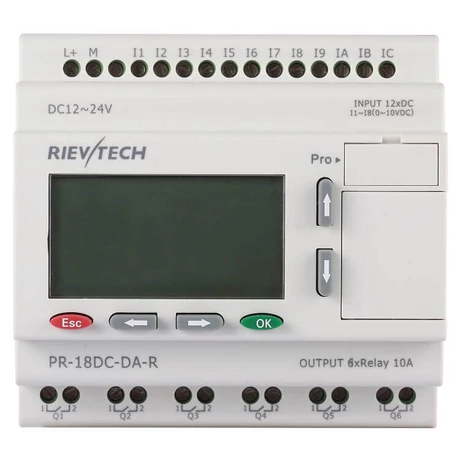 Rievtech PR-18DC Starter kit (PLC+USB programozó kábel)