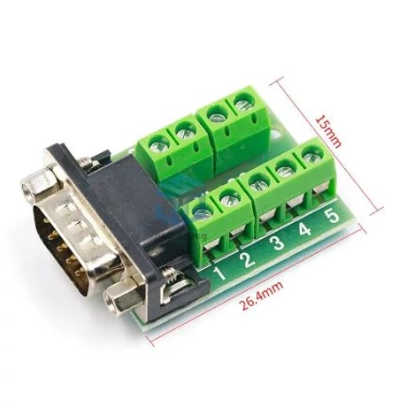 D-SUB DB9 "APA" 9Pin-es csatlakozó