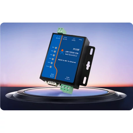 USR-TCP232-410s Ipari soros Ethernet átalakító, Modbus, MQTT átjáró